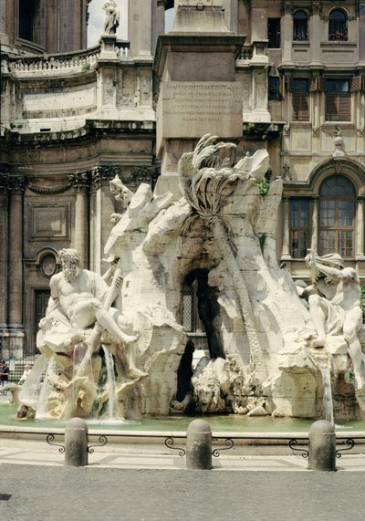 La Fontaine des Quatre-Fleuves, 1648-51 - Gian Lorenzo Bernini